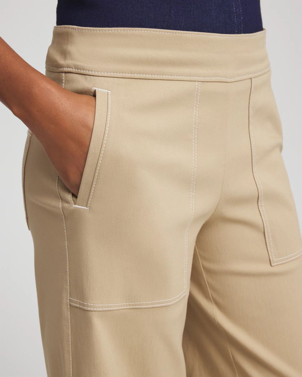Brigitte™ Utility Wide-Leg Cropped Pants