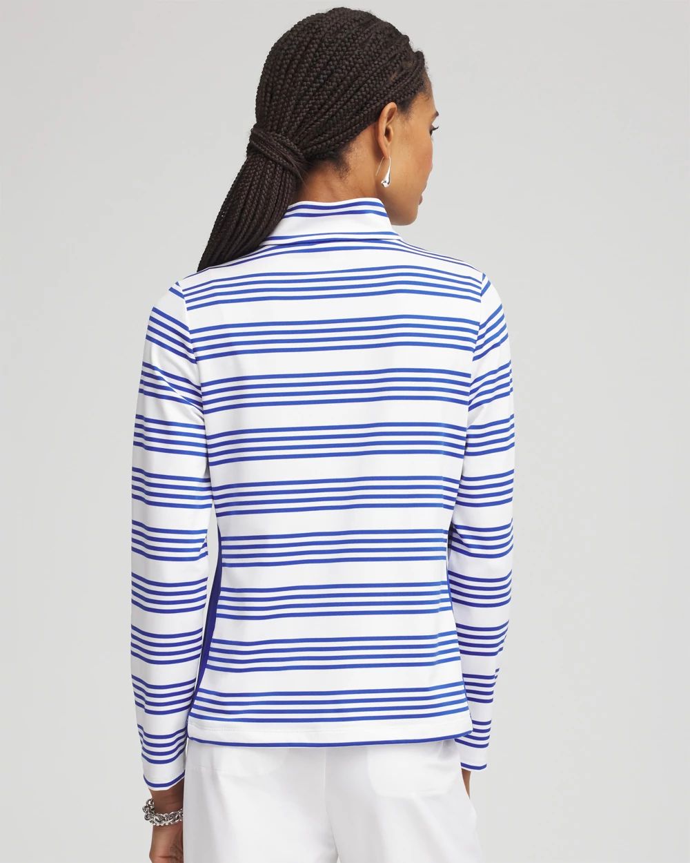 Zenergy® UPF Stripe Long Sleeve Top