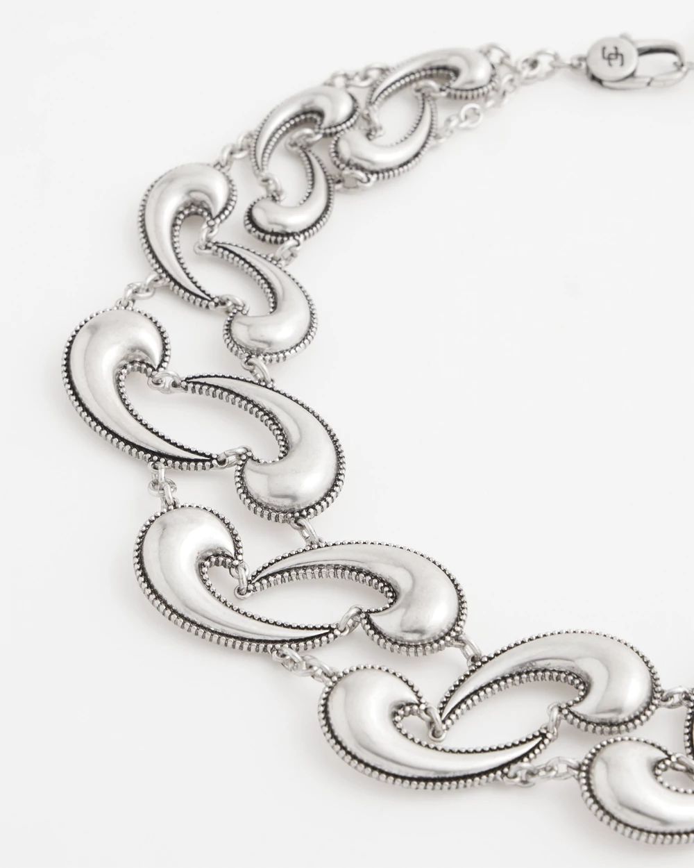 Modern Waves Collar Necklace