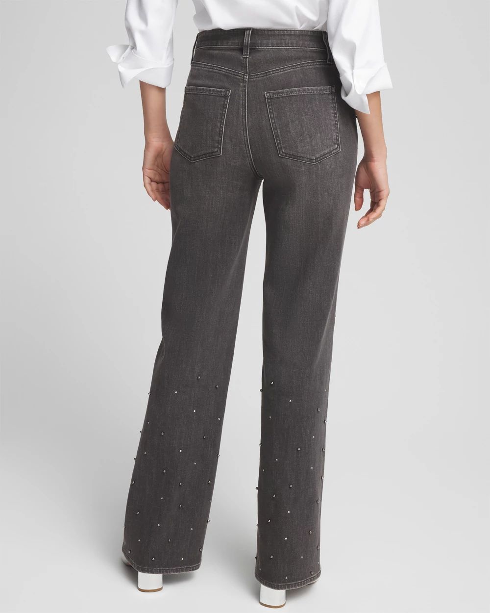 Pearl High Rise Wide Leg Jean
