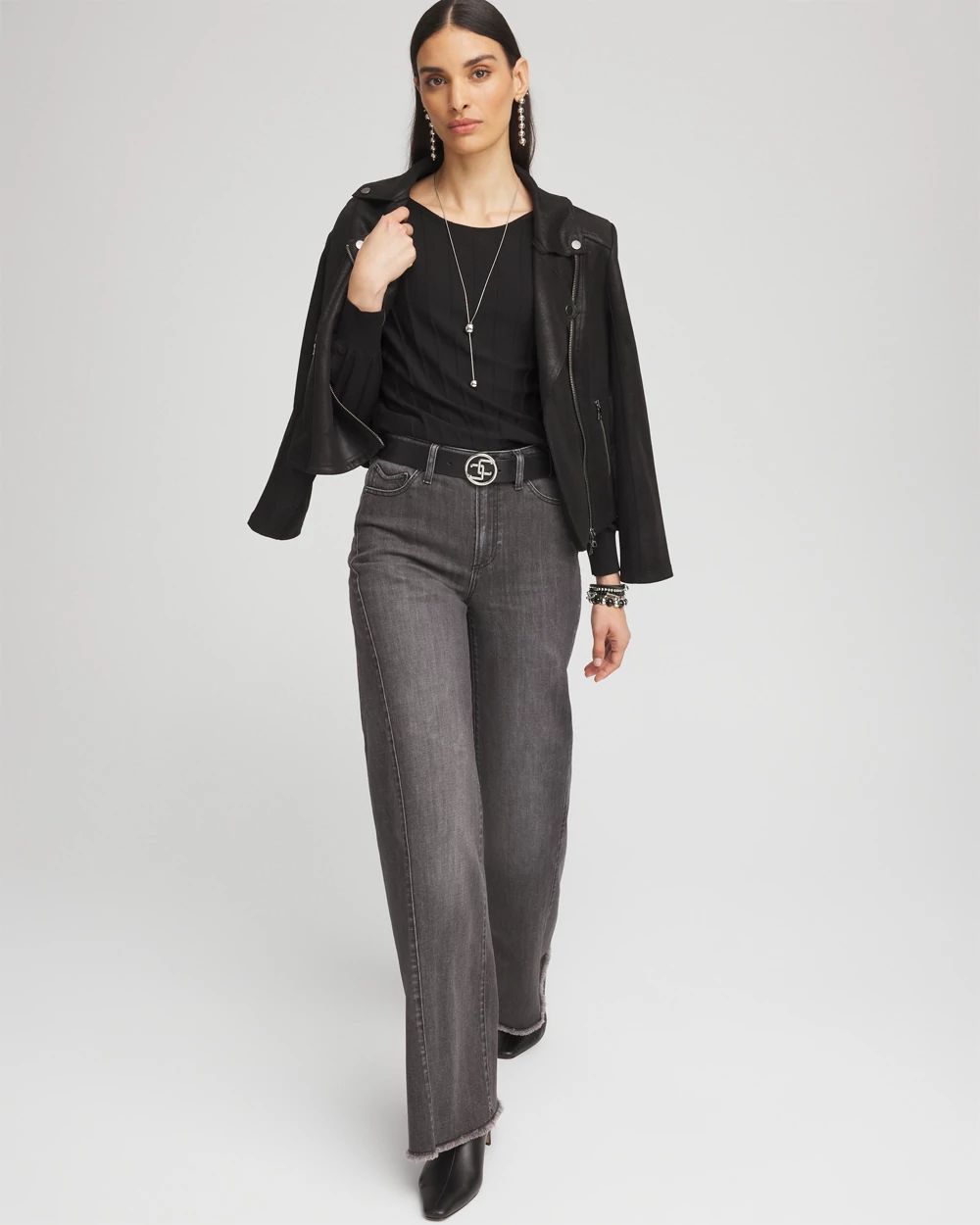 Pleated Long Sleeve Sweater