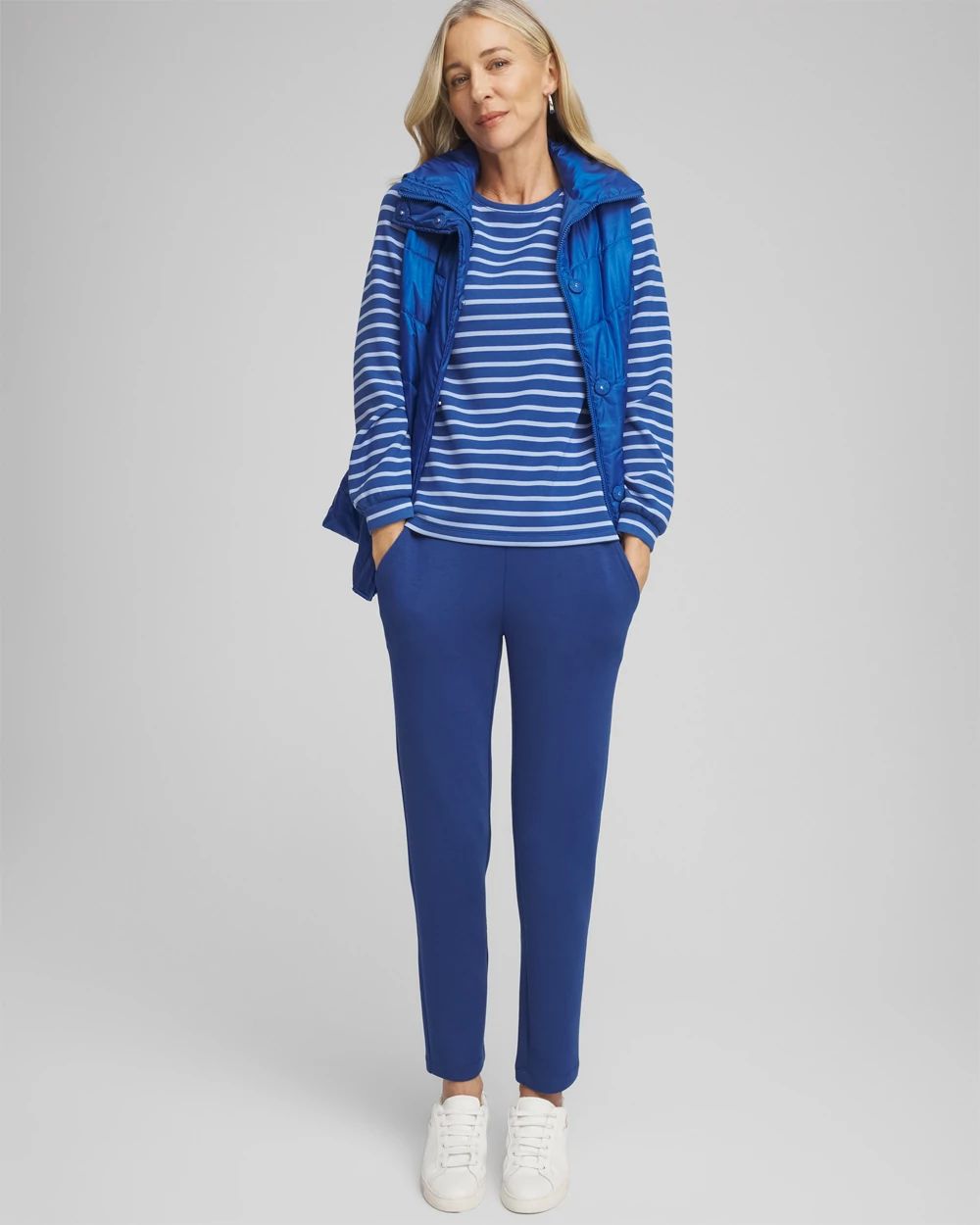 Zenergy® Scuba Striped Top