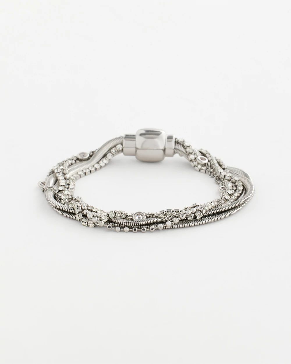 Silvertone Multistrand Bracelet