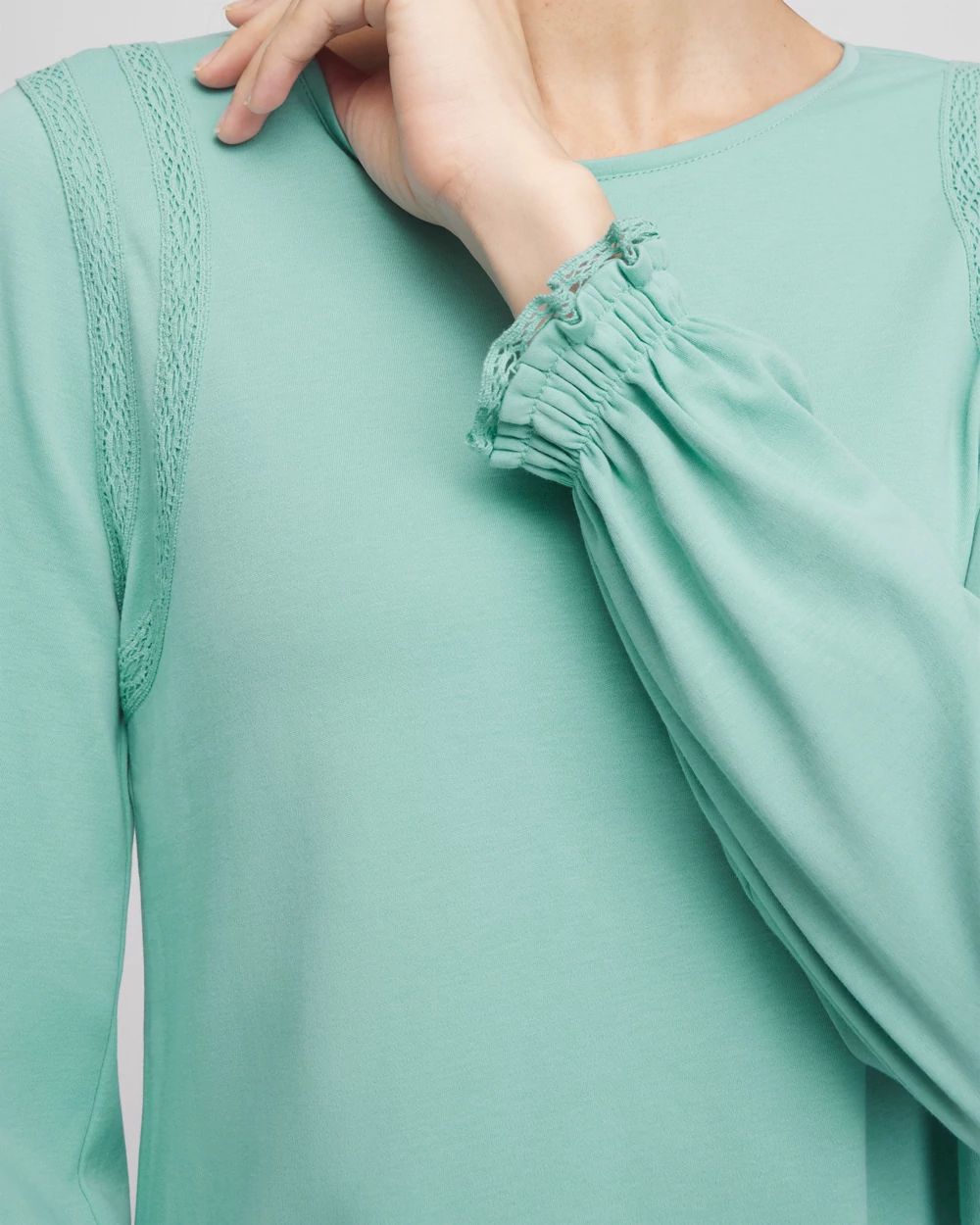 Lace Trim Top
