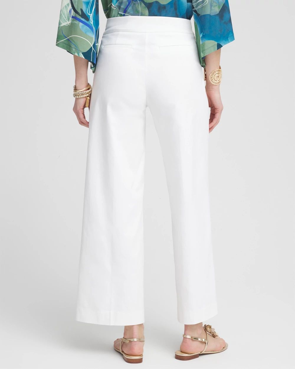 Brigitte™ Pull-On Wide Leg Cropped Pants