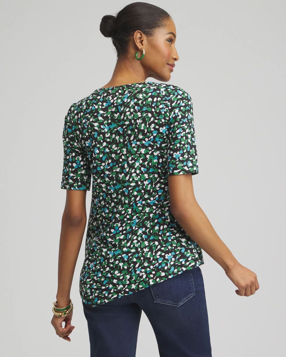 Tencel™ Asymmetrical-Hem Tee