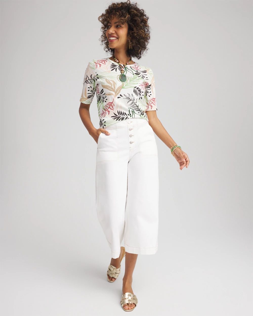 Wild Palms Classic-Fit Pima Tee
