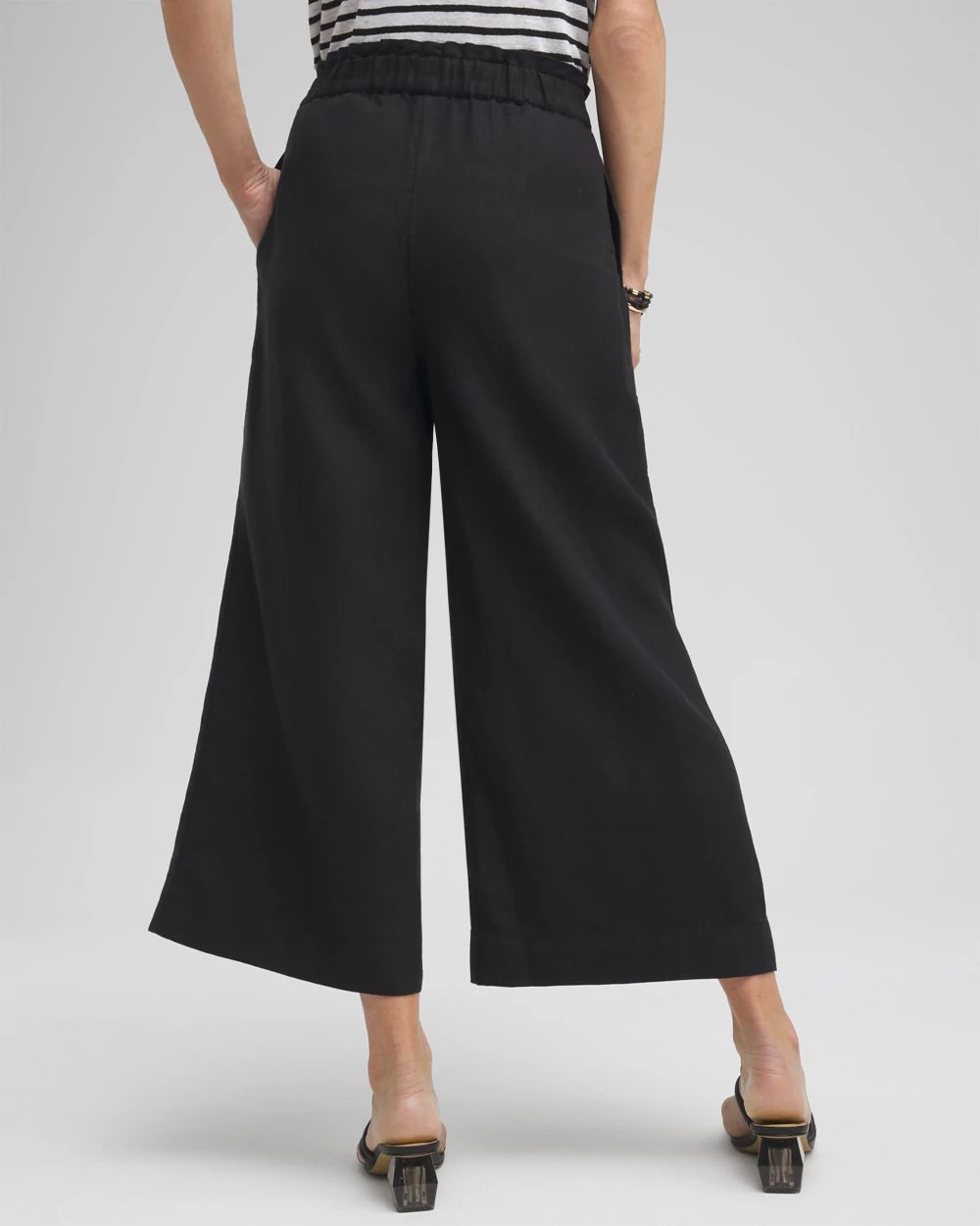 Linen Culotte Pants