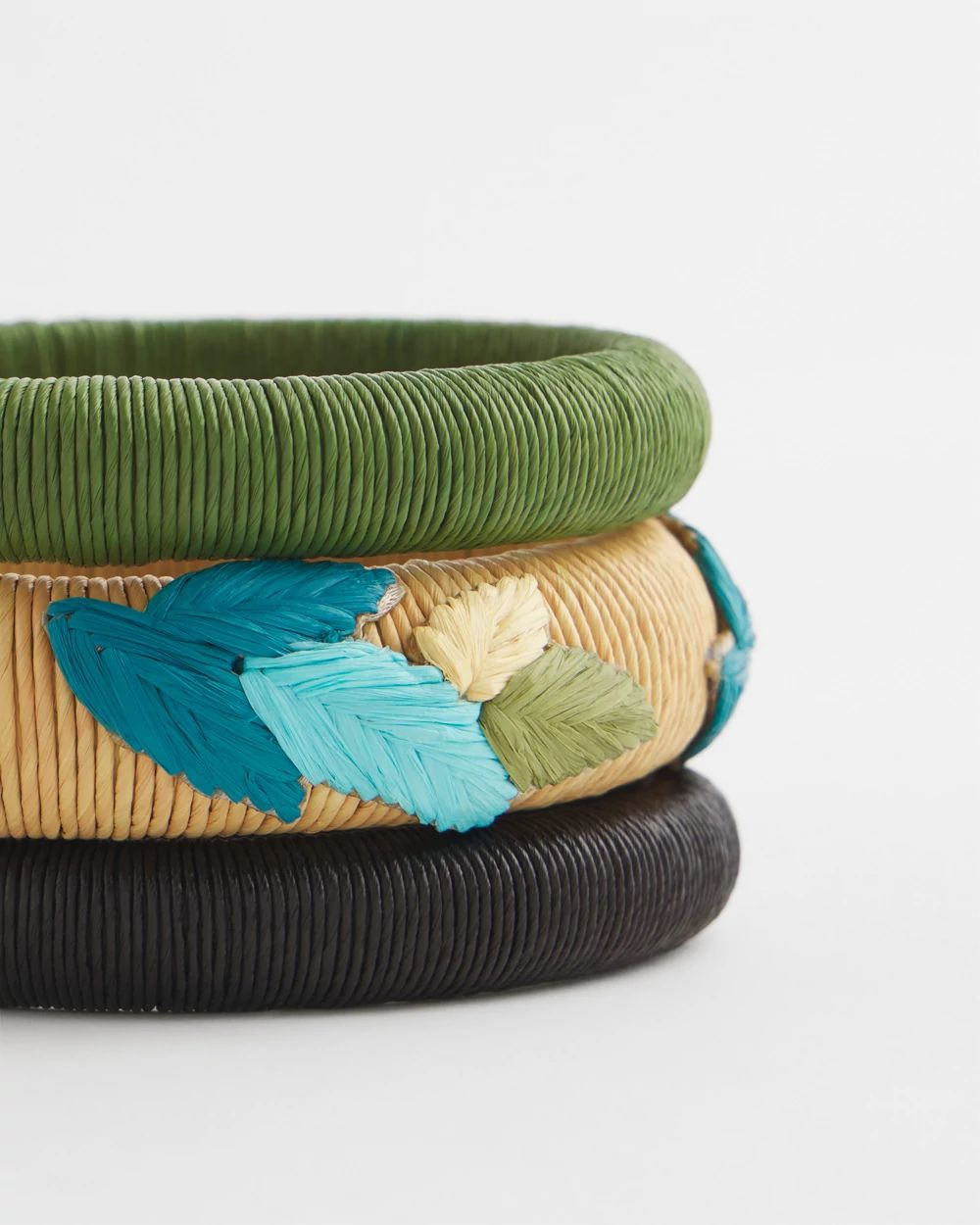 Raffia Bracelet Set