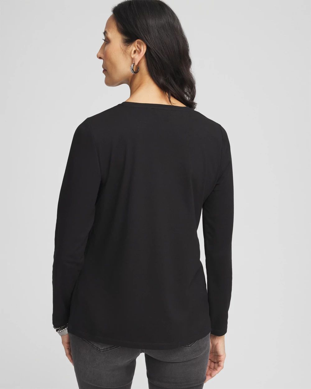Touch of Cool™ Embellished Layering Tee