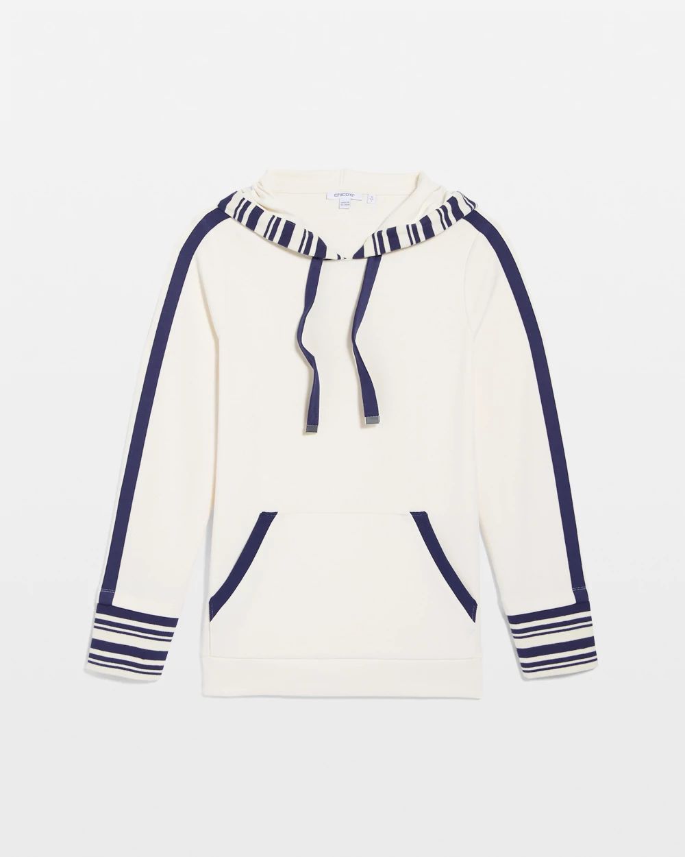 Zenergy® Striped Double-Knit Hoodie
