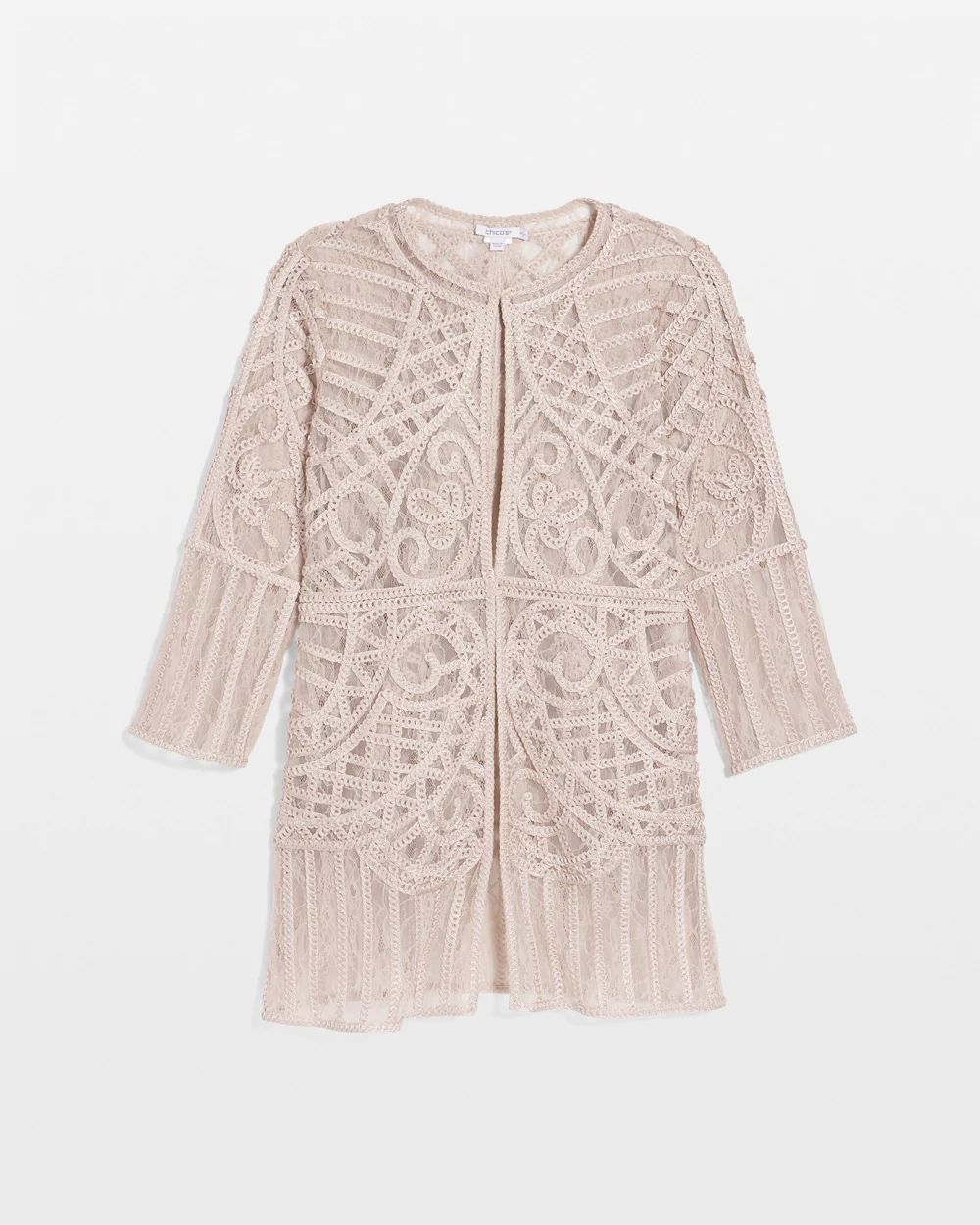Travelers™ Collection Embroidered Lace  Jacket