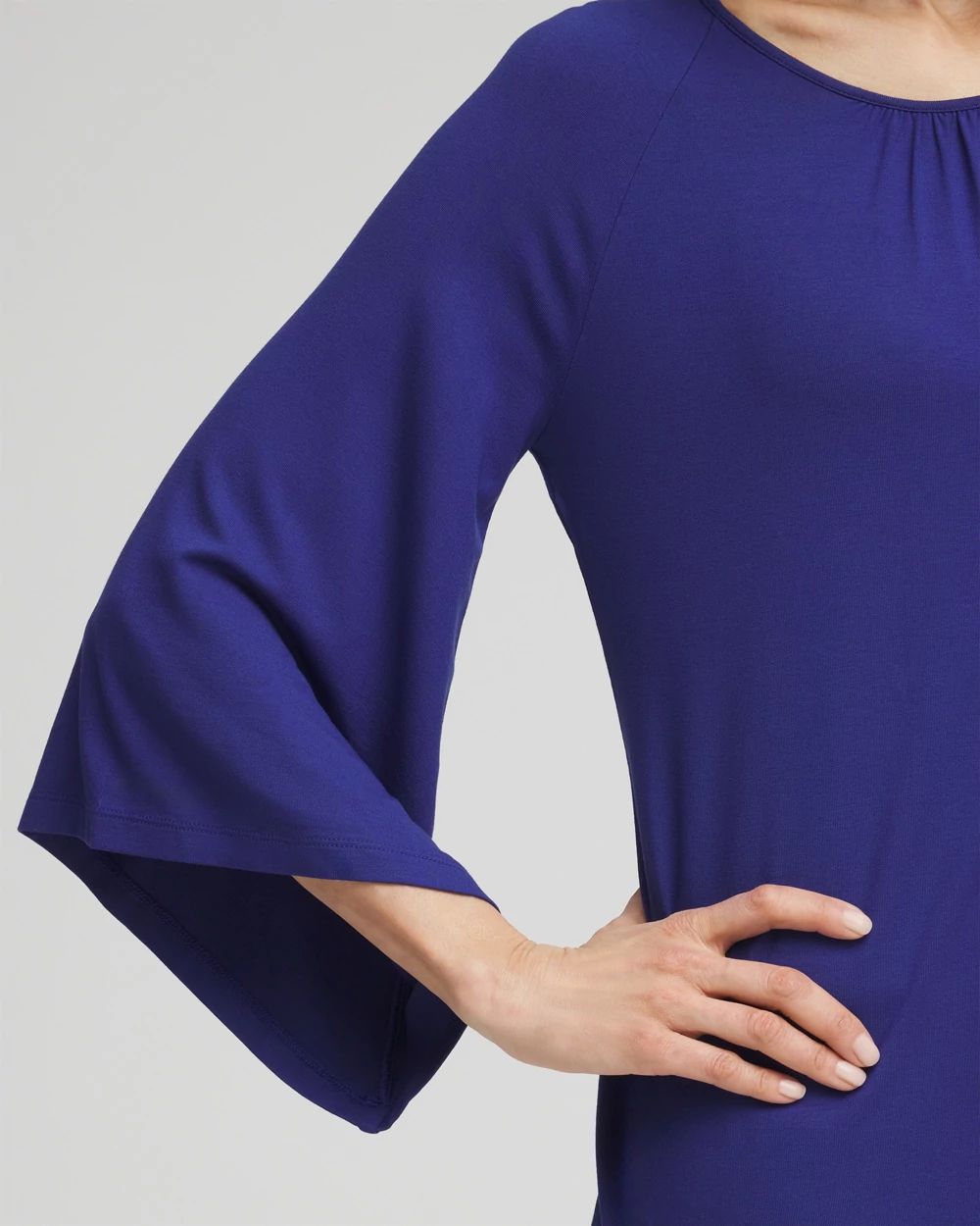 Touch of Cool™ Angel-Sleeved Blouse