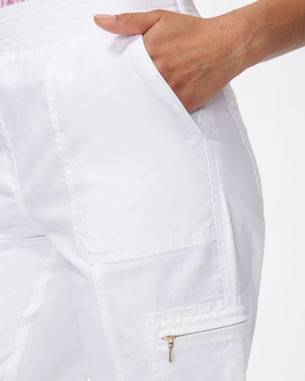 Poplin Cropped Pants