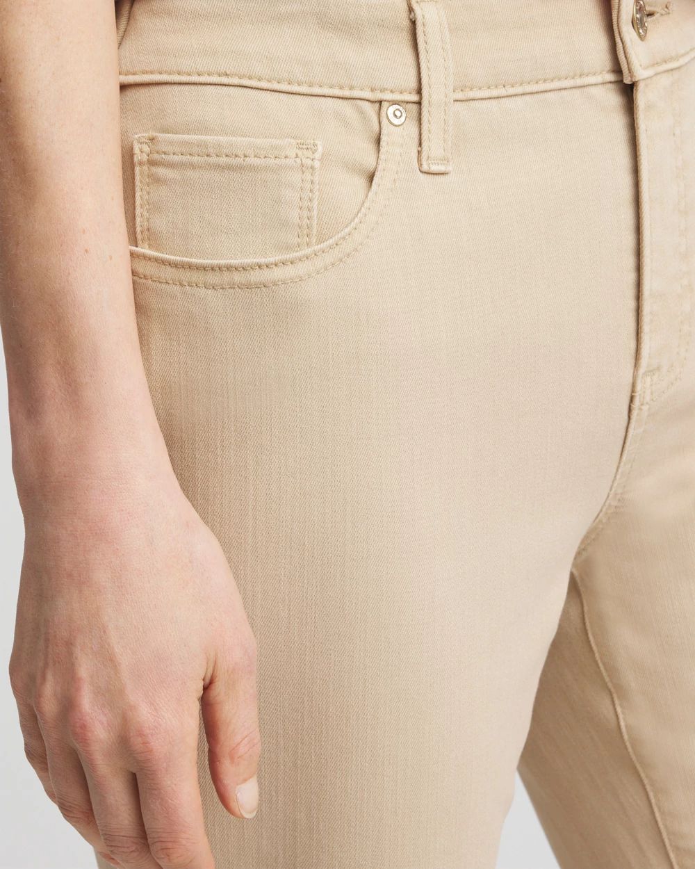 Girlfriend Fray Hem Kick Flare Jeans