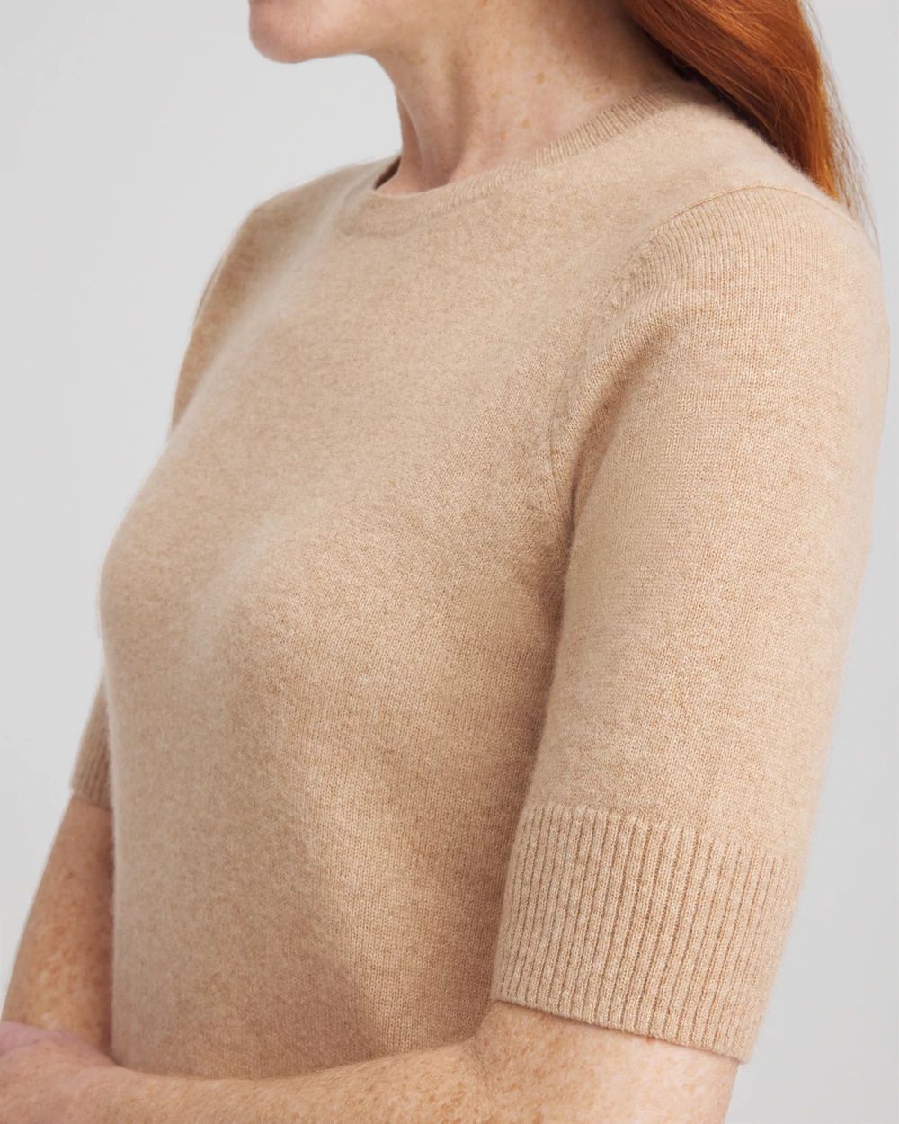 Cashmere Short Sleeve Sweater