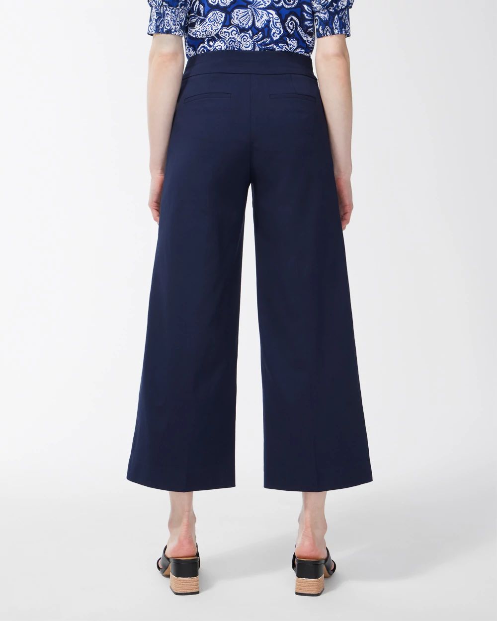 Brigitte™ Pull-On Wide Leg Cropped Pants