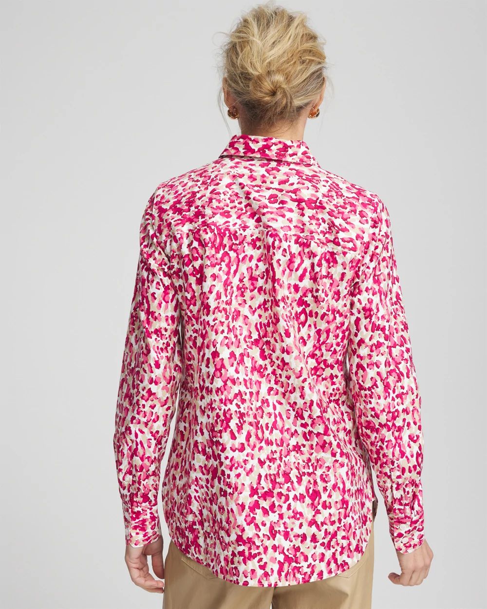 No Iron™ Leopard Print Shirt