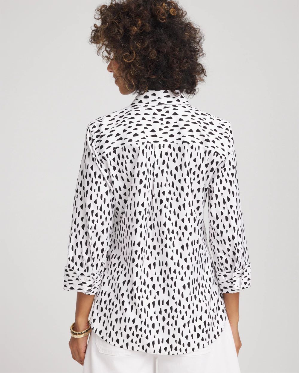 No Iron™ Polka Dot  Shirt