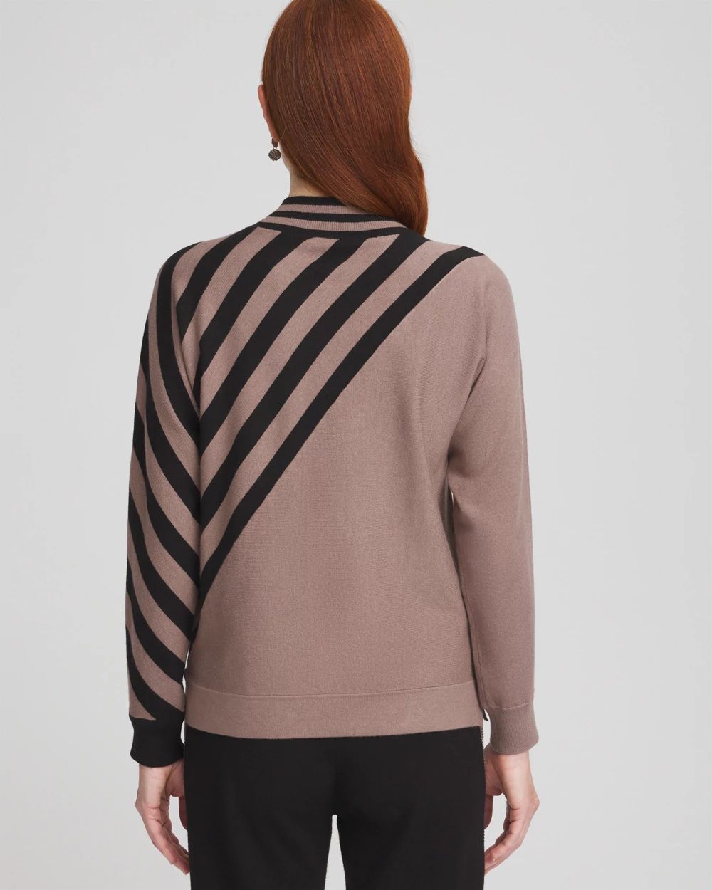 Zenergy® Luxe Cashmere Blend Striped Sweater