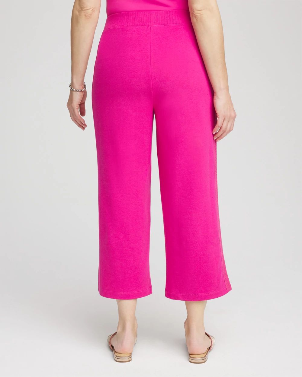 Zenergy® French Terry Gauze Cropped Pants