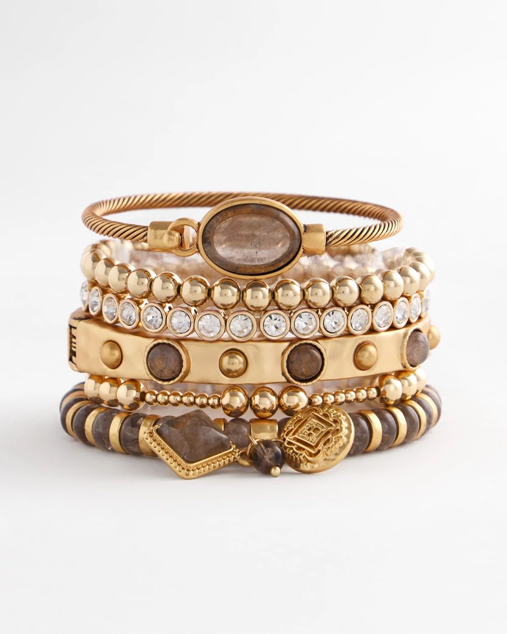 Smoky Quartz Hook Bracelet