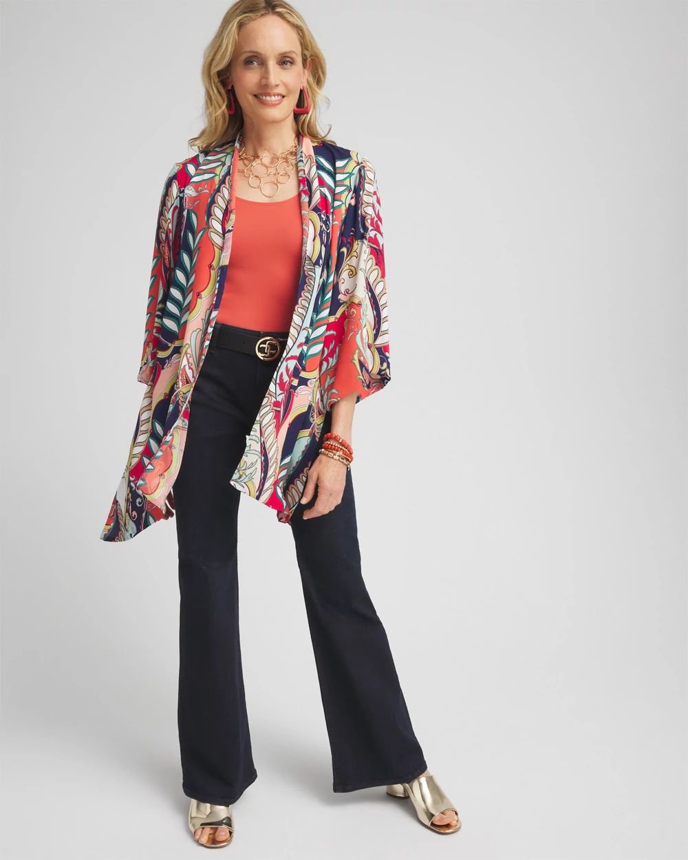 Petite Girlfriend Flare Jeans