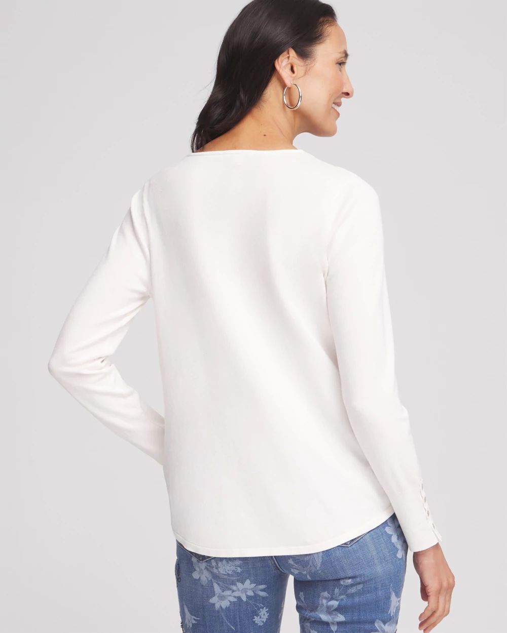 V-Neck Pullover Sweater