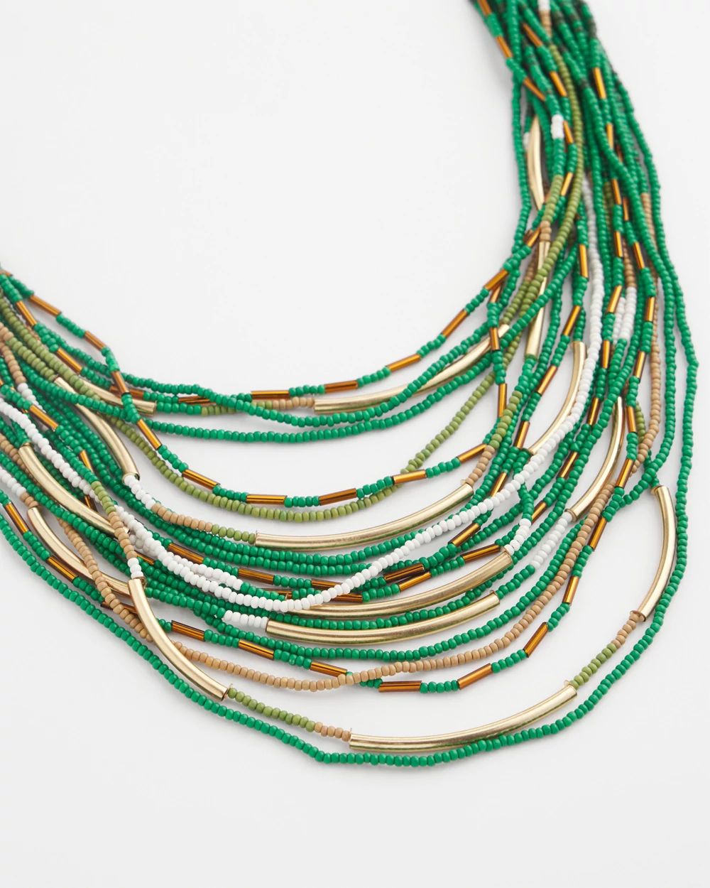 Layered Seed Bead Necklace