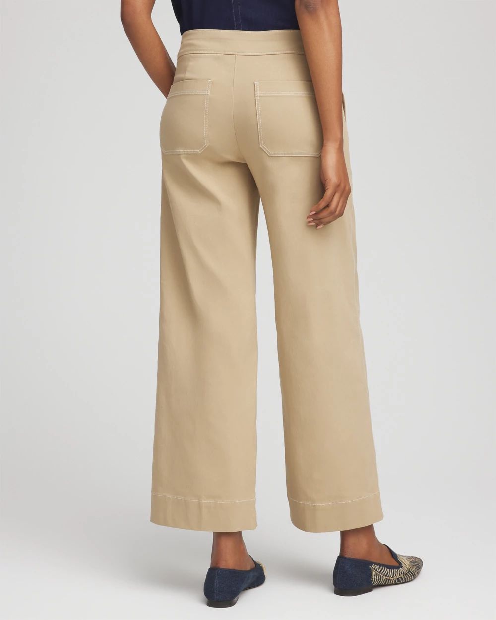 Brigitte™ Utility Wide-Leg Cropped Pants
