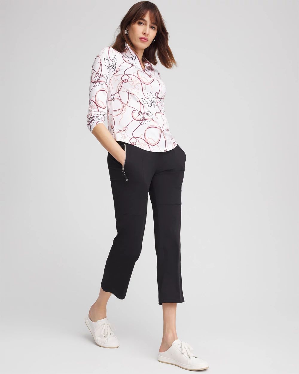 Zenergy® Seam Detail Cropped Pants