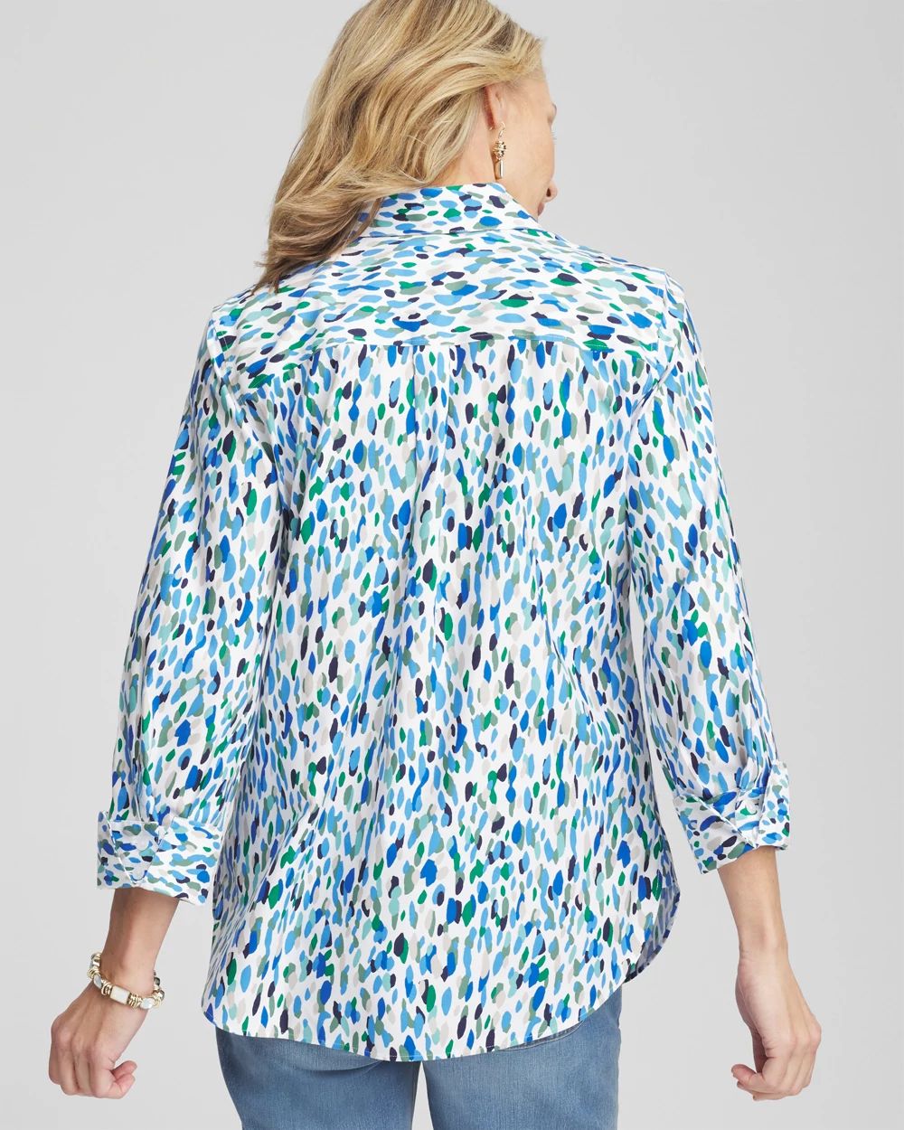 No Iron™ Multi Spot Shirt