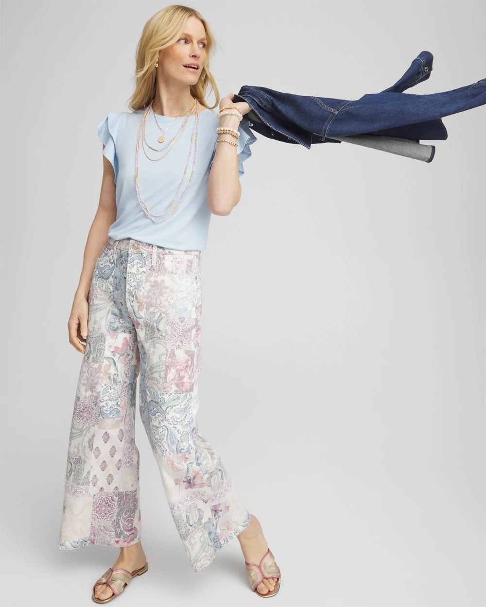 Touch of Cool™ Flutter Sleeve Tee
